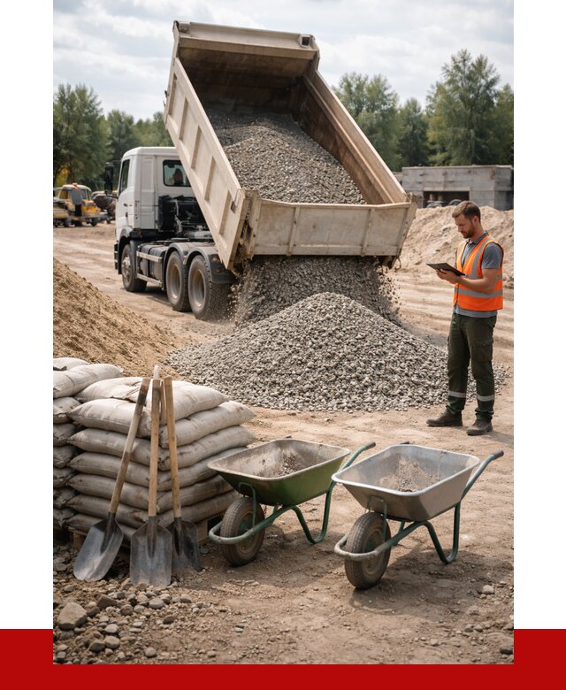 Доставка нерудных материалов в Фурманове от 1223 руб. | ПРОНЕРУДФрв