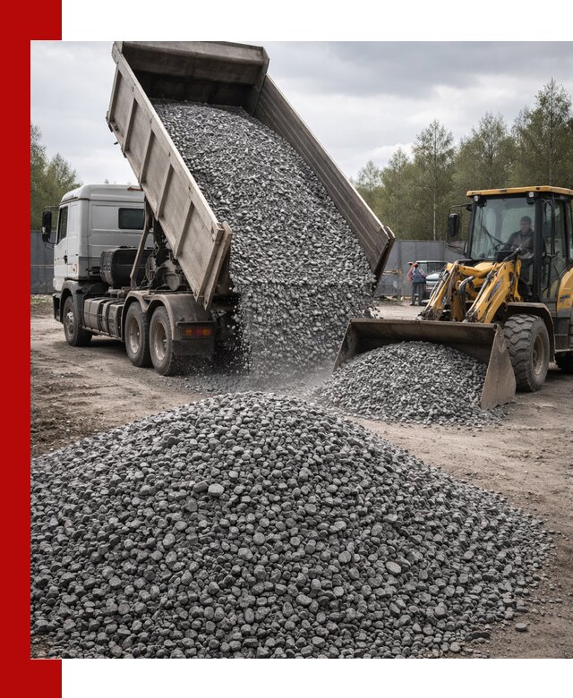Доставка и продажа щебня гранитного в Фурманове