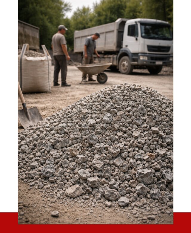 Гранитный щебень фракция 20-40 в Фурманове от 3260 руб. ПРОНЕРУДФрв