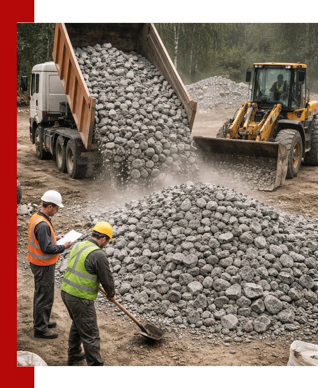 Гранитный щебень фракция 70-150 доставка в Фурманове