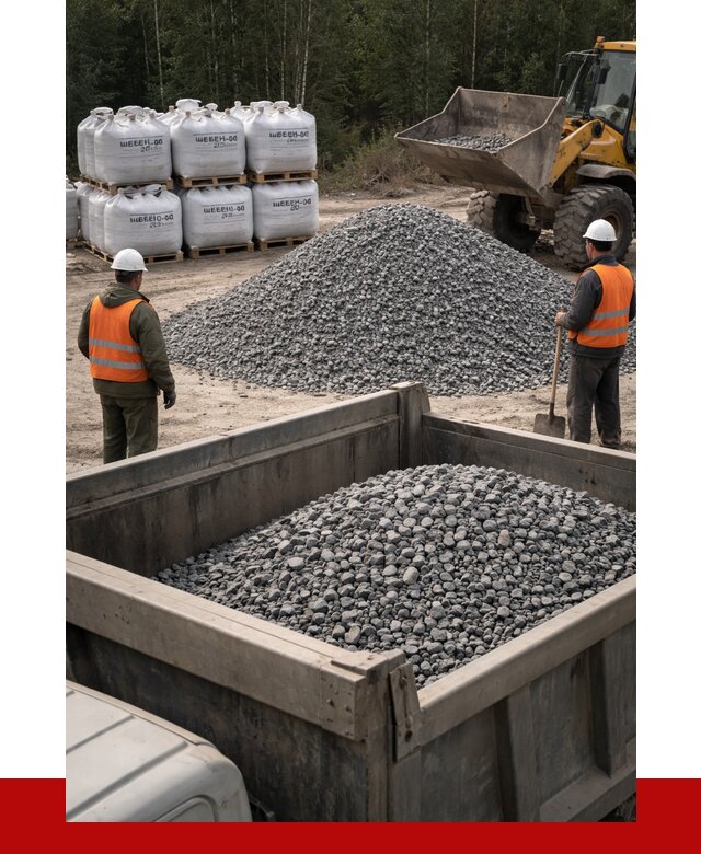 Щебень габбро диабаз 20-40 в Фурманове от 3464 руб. | ПРОНЕРУДФрв