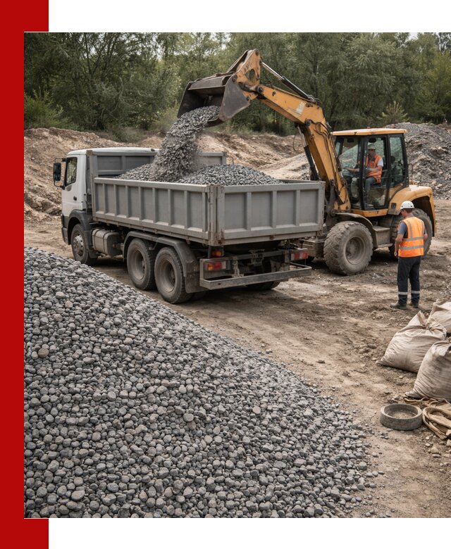 Доставка гравийного щебня в Фурманове оптом и в розницу