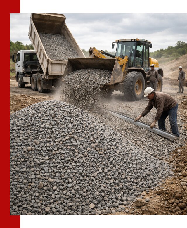Гравийный щебень фракция 5-20 с доставкой в Фурманове