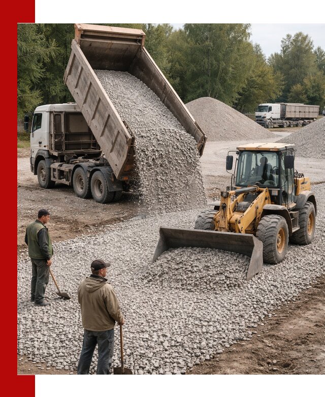 Купить гравийный щебень фракция 20-40 в Фурманове с доставкой
