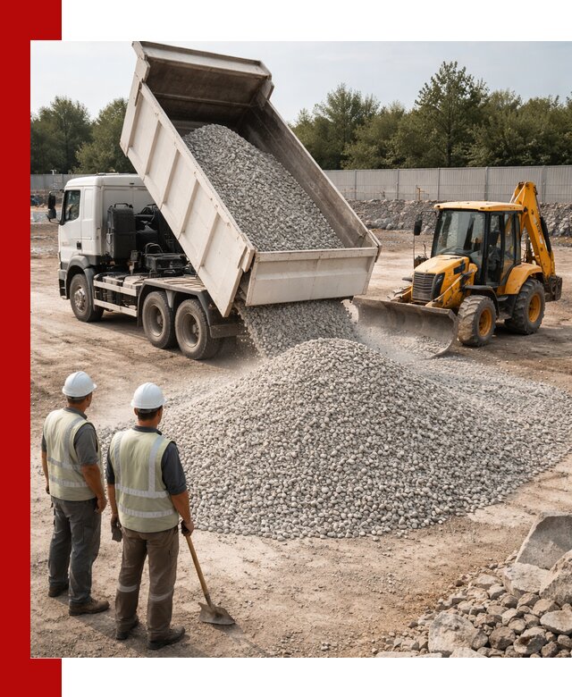 Купить известняковый щебень фракции 5–10 мм с доставкой в Фурманове