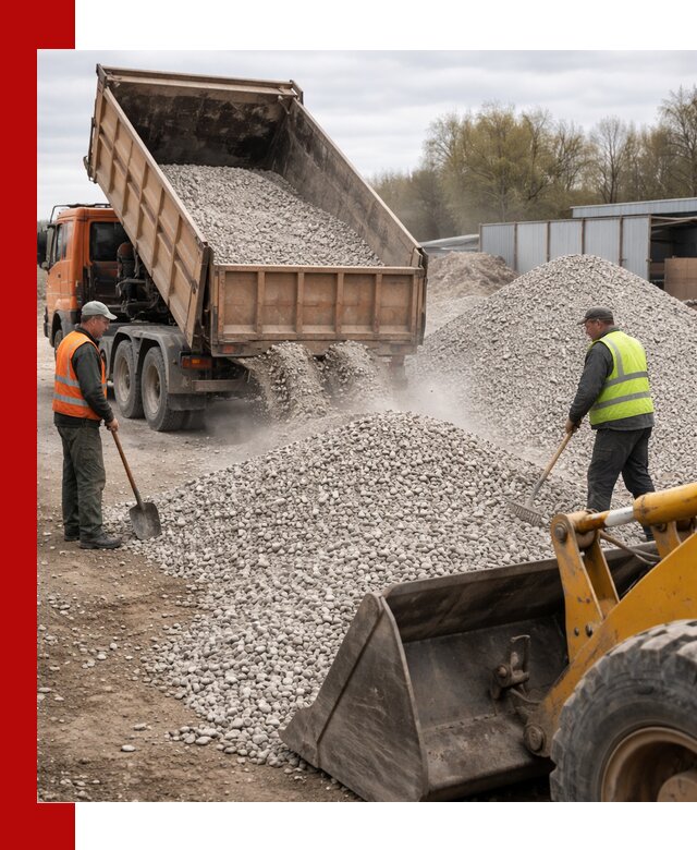 Доломитовый щебень фракции 5-20 с доставкой в Фурманове