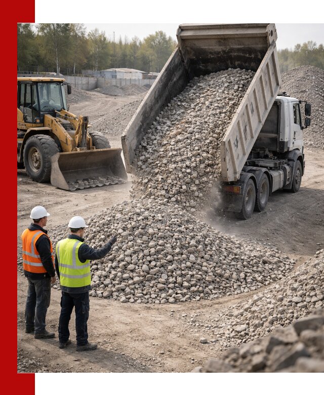 Вторичный щебень фракция 40–70 доставка в Фурманове