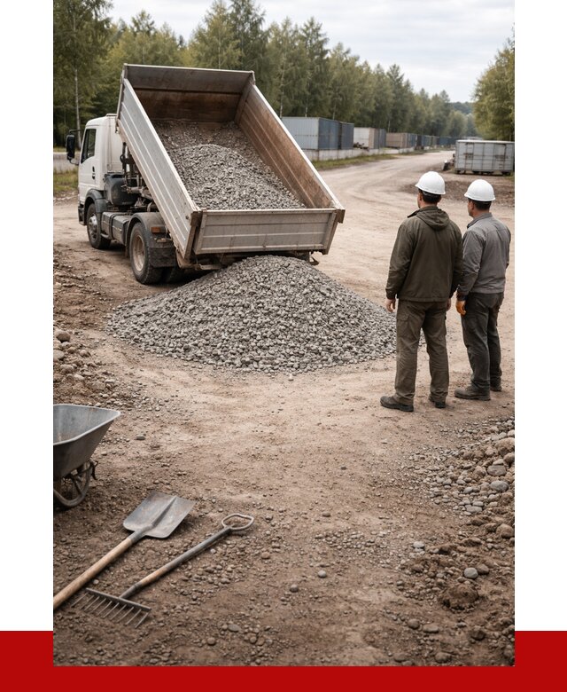 Бетонный щебень фракция 5-20 в Фурманове от 3260 р., ПРОНЕРУДФрв