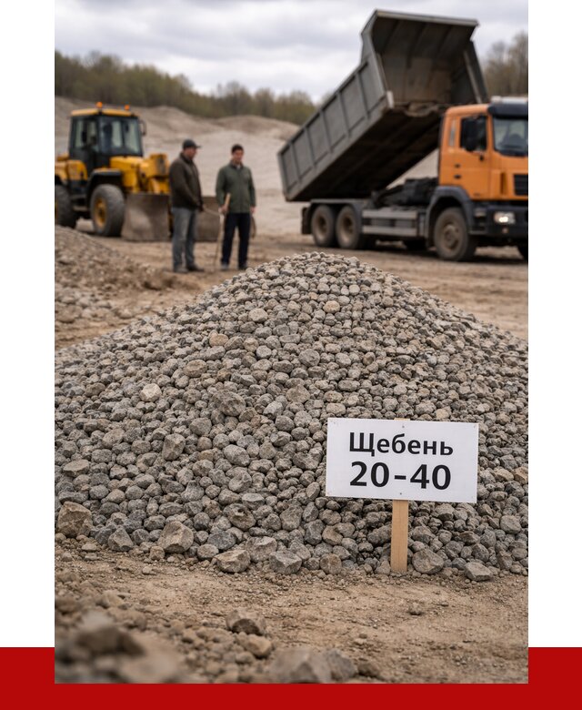 Бетонный щебень фракция 20-40 в Фурманове от 2496 р. | ПРОНЕРУДФрв