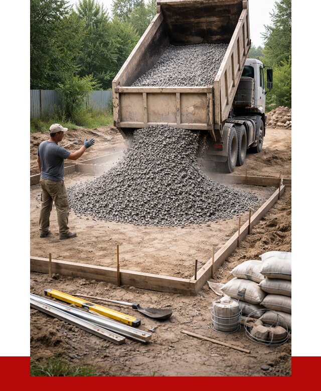 Купить щебень для фундамента в Фурманове от 4585 р. | ПРОНЕРУДФрв