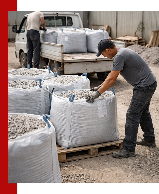 Доставка щебня в мешках по выгодным ценам в Фурманове