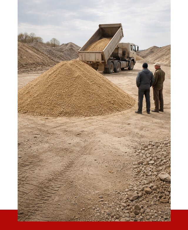 Карьерный песок крупнозернистый в Фурманове от 8660 р | ПРОНЕРУДФрв