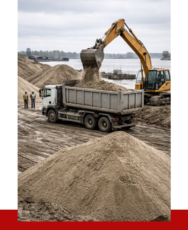 Купить речной песок навалом в Фурманове от 1834 р., ПРОНЕРУДФрв