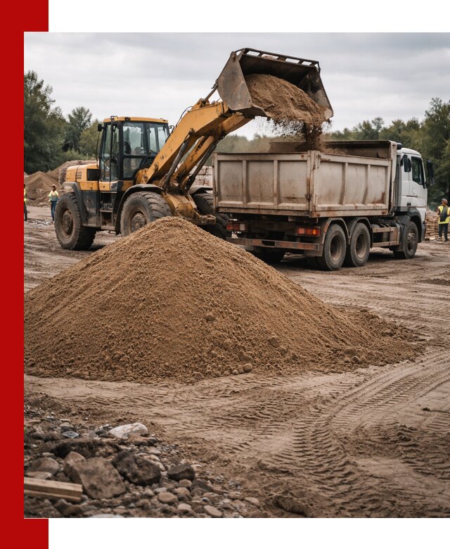 Доставка речного песка навалом в Фурманове быстро и выгодно