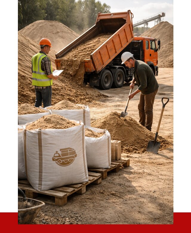 Строительный песок в Фурманове от 2241 р. с доставкой, ПРОНЕРУДФрв