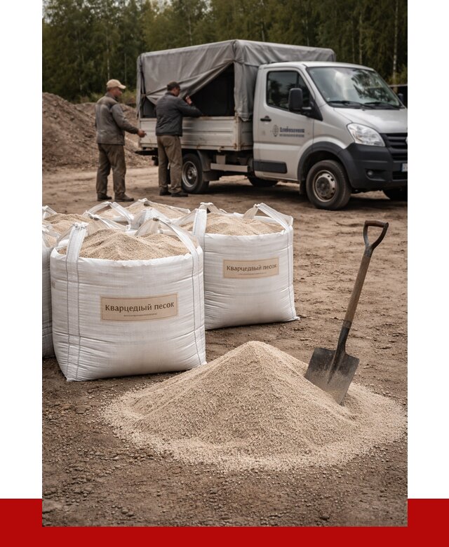 Кварцевый песок для пескоструя в Фурманове от 4585 р. | ПРОНЕРУДФрв