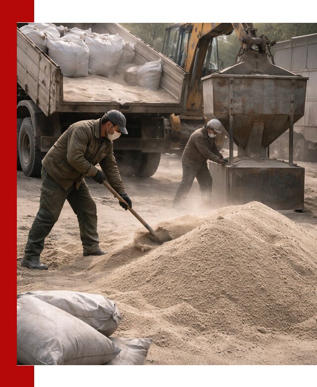 Кварцевый песок для пескоструя в Фурманове — доставка и качество