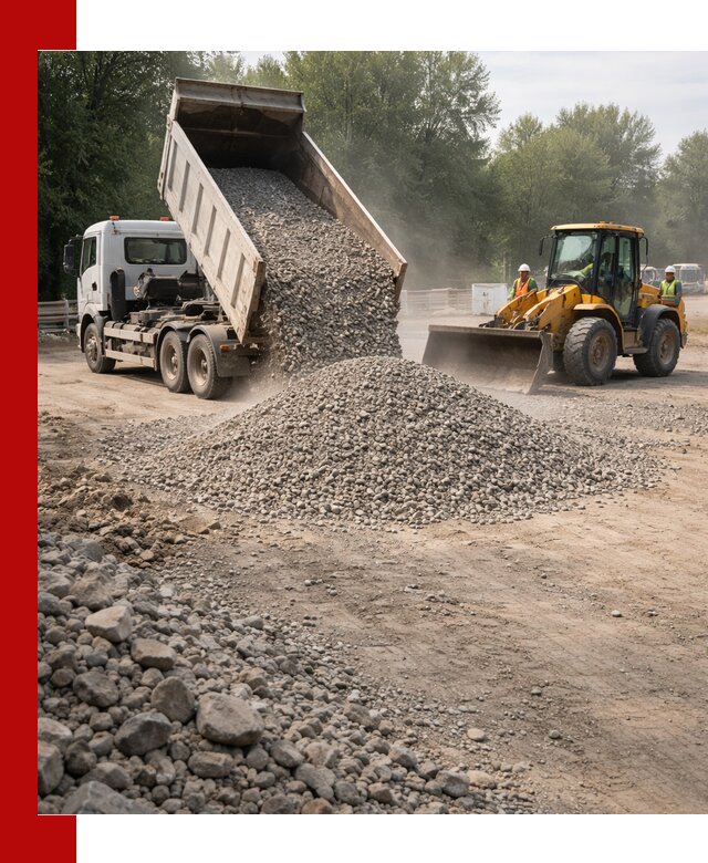 Гравий фракция 5–20 доставка в Фурманове оптом и в розницу