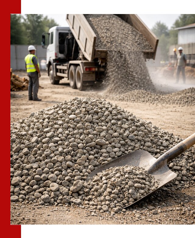 Доставка гравия фракции 20-40 в Фурманове с самосвалами