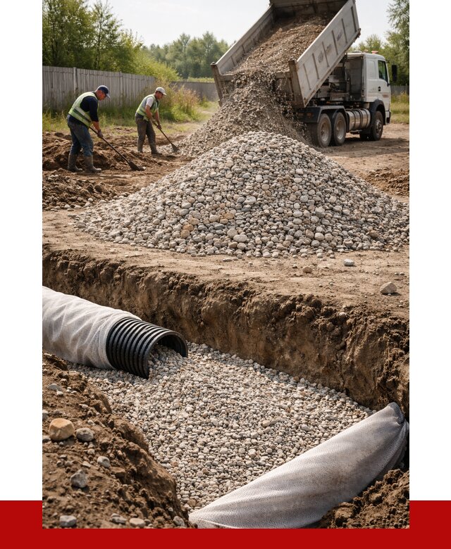 Гравий для дренажа в Фурманове от 2241 р., доставка ПРОНЕРУДФрв