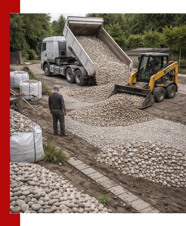 Доставка морской гальки оптом и в розницу в Фурманове