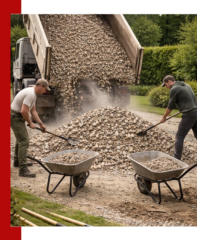 Доставка и продажа декоративной гальки в Фурманове