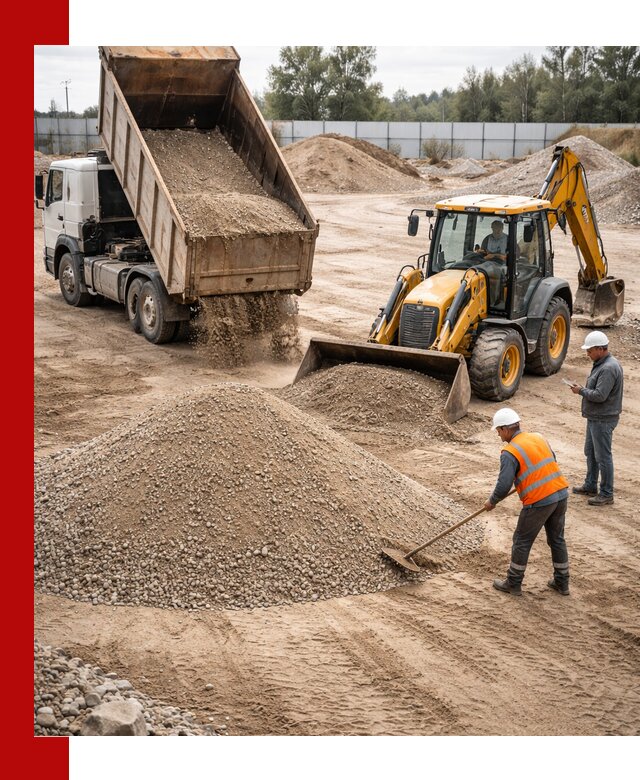 Поставка и доставка ПГС С4 в мешках и самосвалах в Фурманове