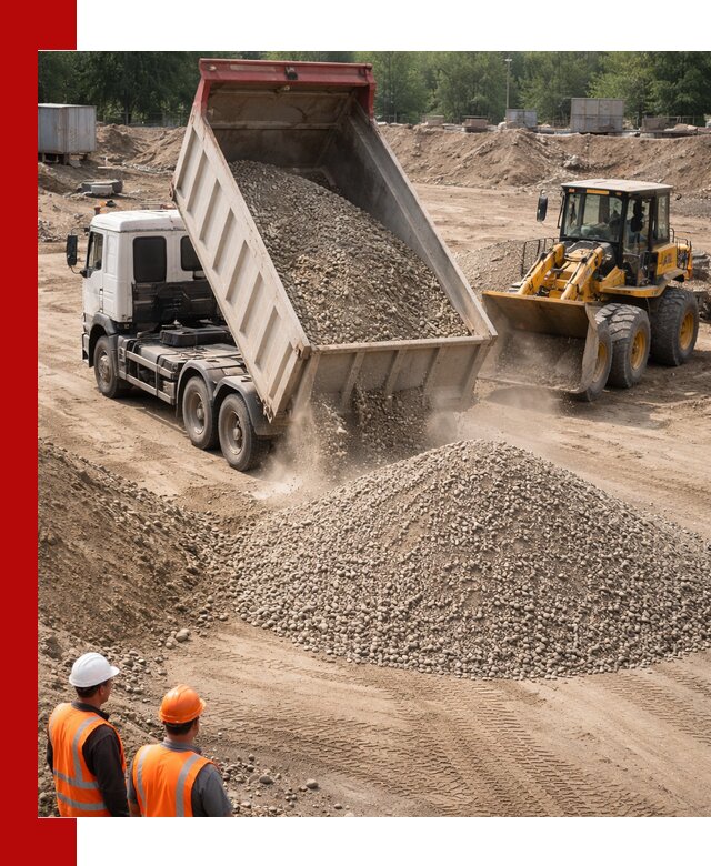 Щебень с песком (ЩГПС С2) с доставкой в Фурманове