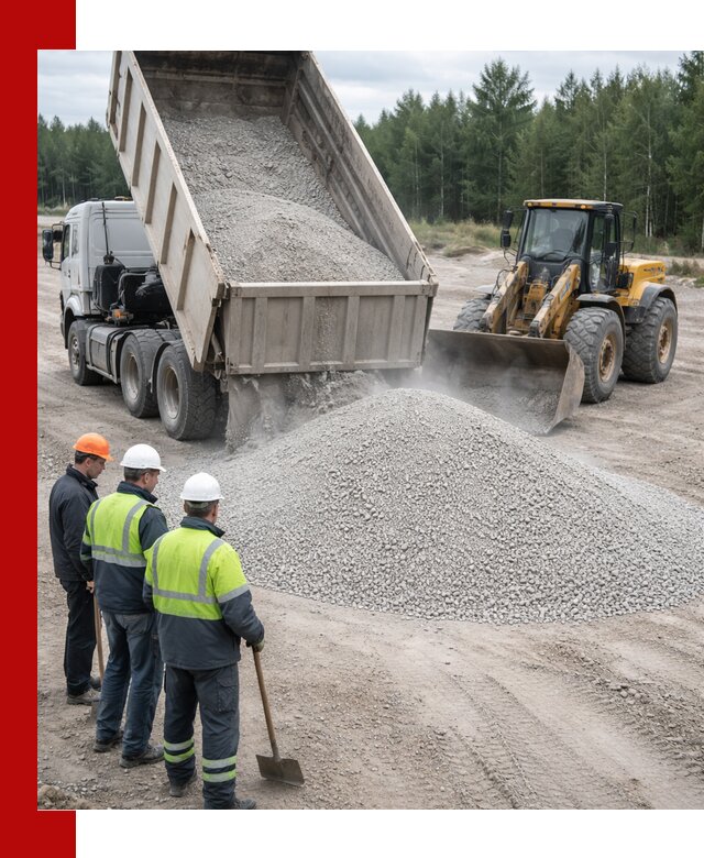 Известняковый отсев 0-5 доставка в Фурманове быстро и выгодно