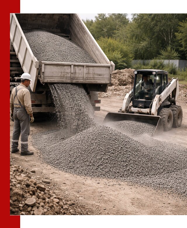 Доставка гравийного отсева 0-5 в Фурманове оптом и в розницу