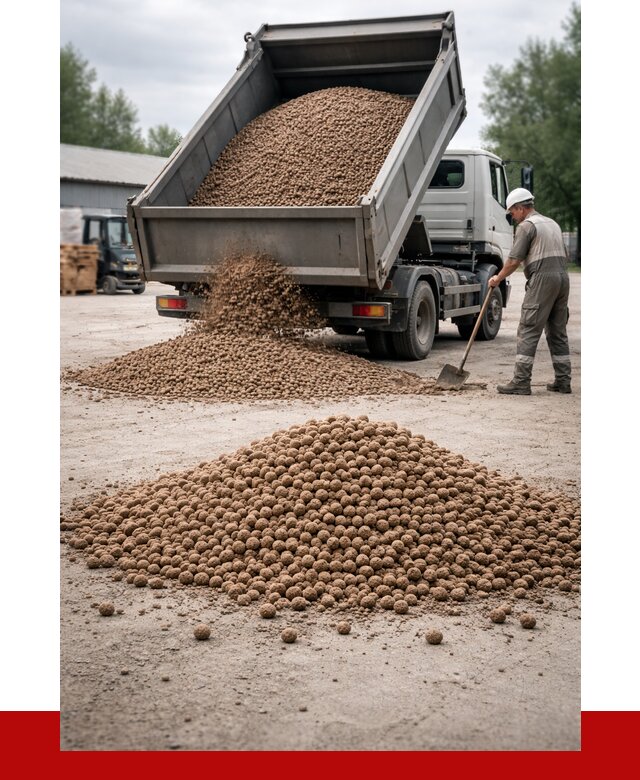 Керамзит с доставкой в Фурманове от 4279 р. за м3 | ПРОНЕРУДФрв