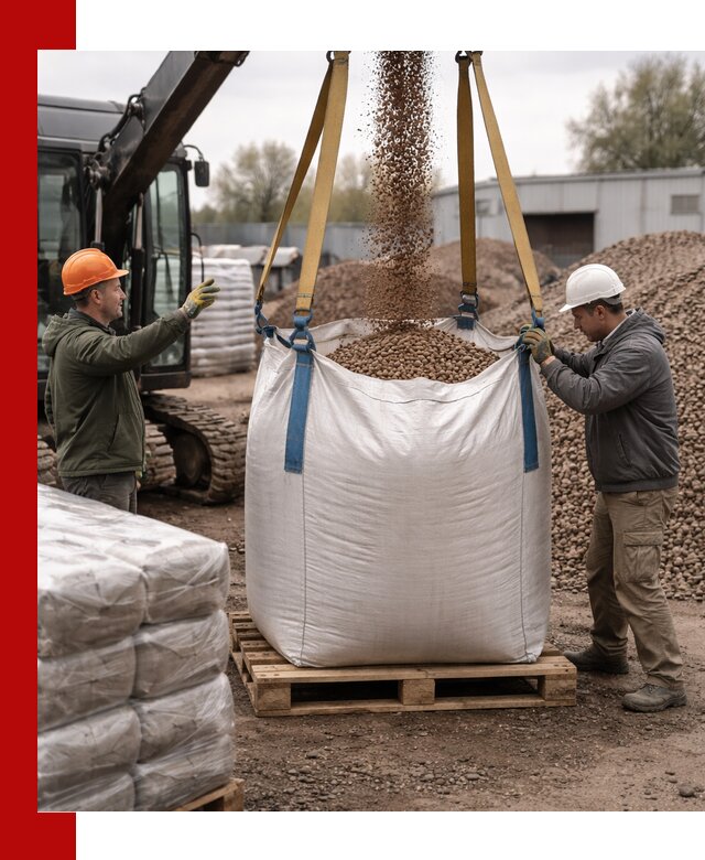 Керамзит в биг-бегах с доставкой в Фурманове