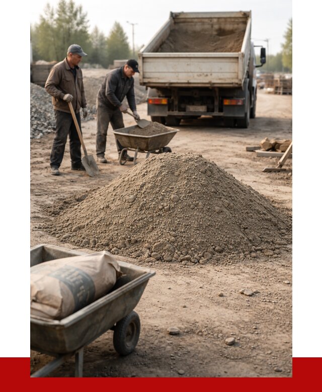 Цементно-песчаная смесь М150 в Фурманове от 4788 р. | ПРОНЕРУДФрв