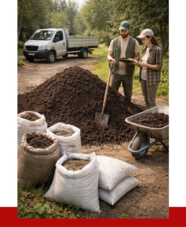 Купить грунт с доставкой в Фурманове от 4585 р. за м3 | ПРОНЕРУДФрв