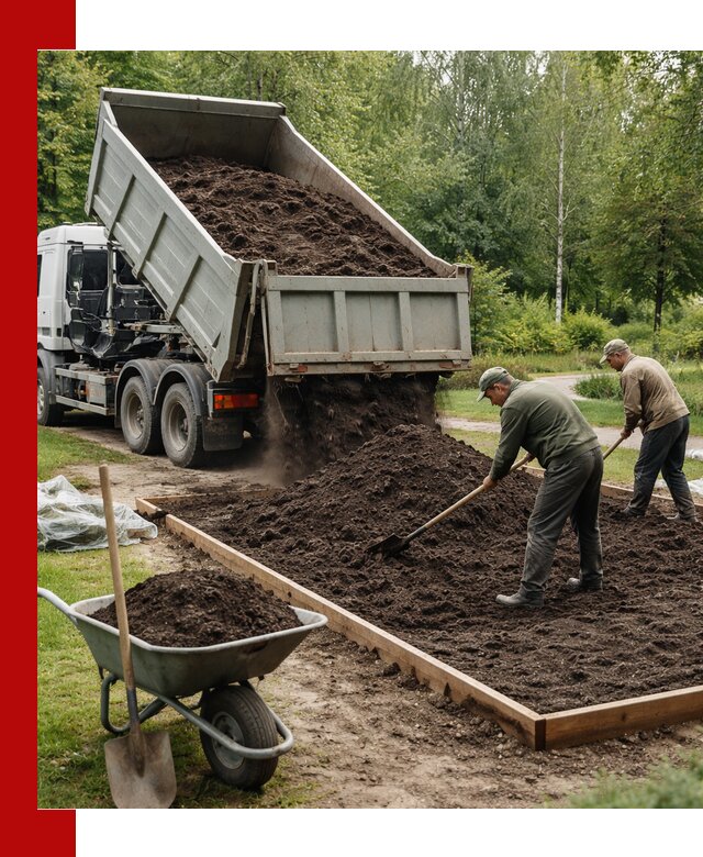Доставка грунта для озеленения и благоустройства в Фурманове
