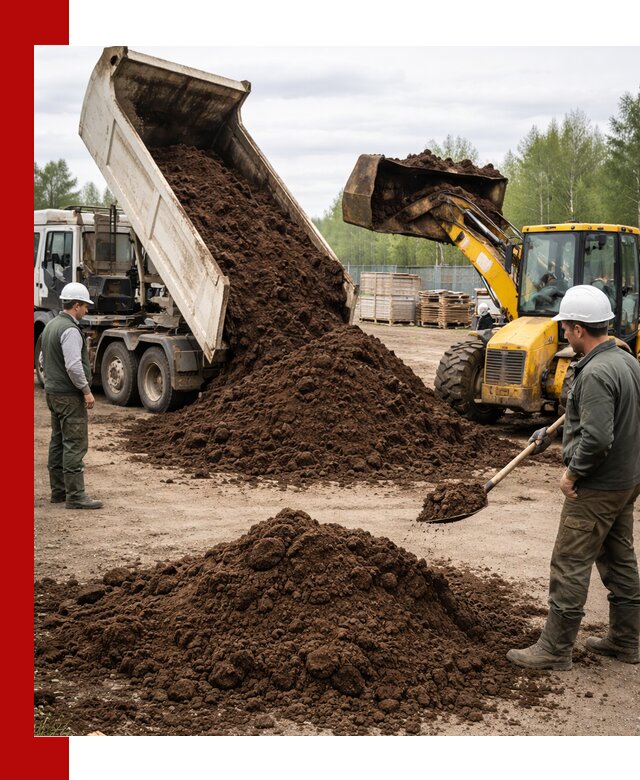 Доставка торфа оптом и в мешках в Фурманове