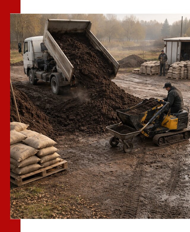 Кислый торф в доставке по выгодным ценам в Фурманове