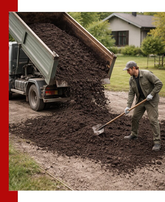 Чернозем для газона с доставкой в Фурманове быстро и качественно