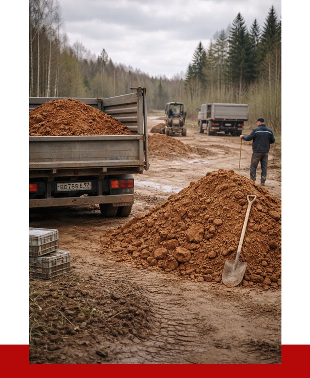 Глина и суглинки в Фурманове от 4585 р. за куб | ПРОНЕРУДФрв