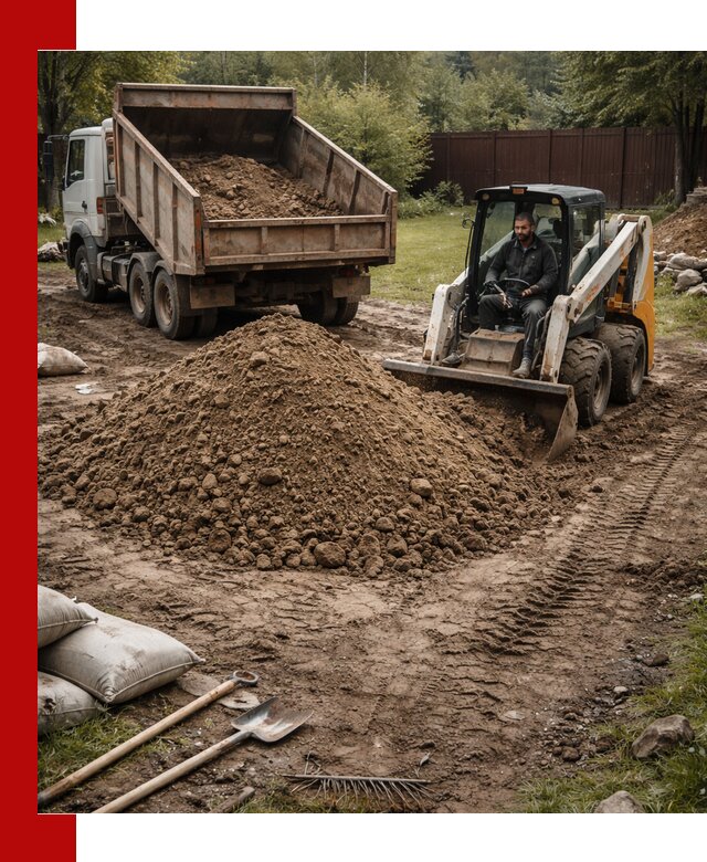 Суглинок для планировки участков в Фурманове с доставкой и выгрузкой