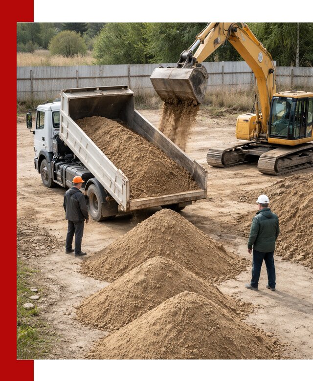 Доставка супеси вагонными и автопартиями в Фурманове