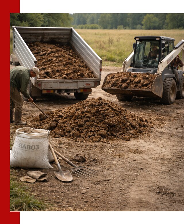 Доставка конского навоза в Фурманове с разгрузкой и доставкой на объект