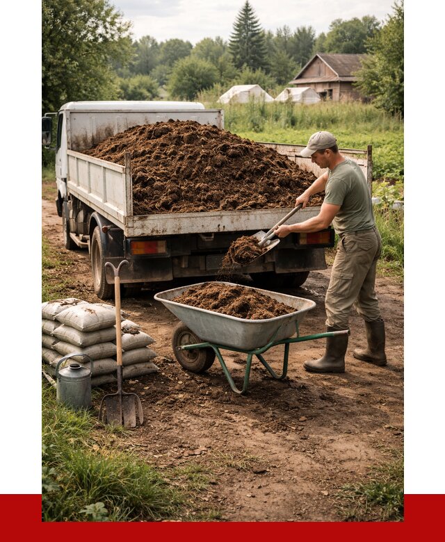 Купить коровий навоз с доставкой в Фурманове от 1834 р. | ПРОНЕРУДФрв