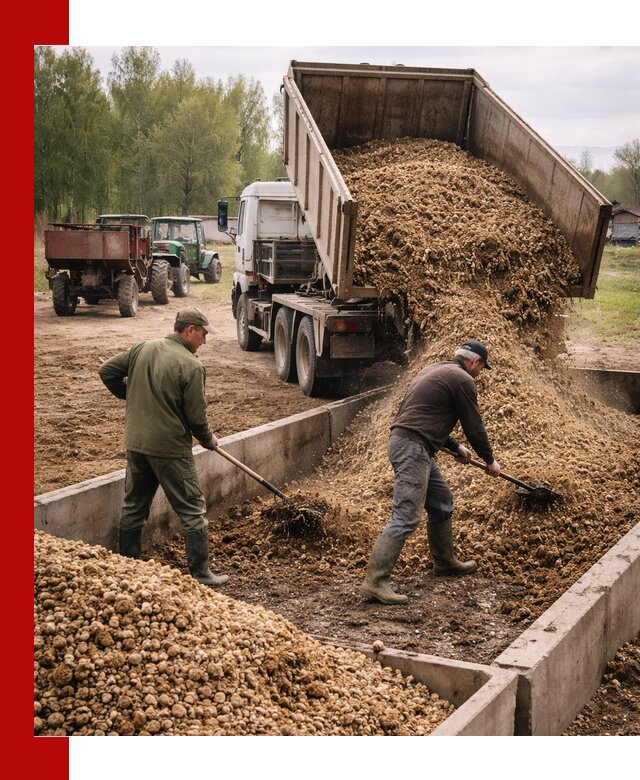 Куриный помет с доставкой в Фурманове оптом и в розницу