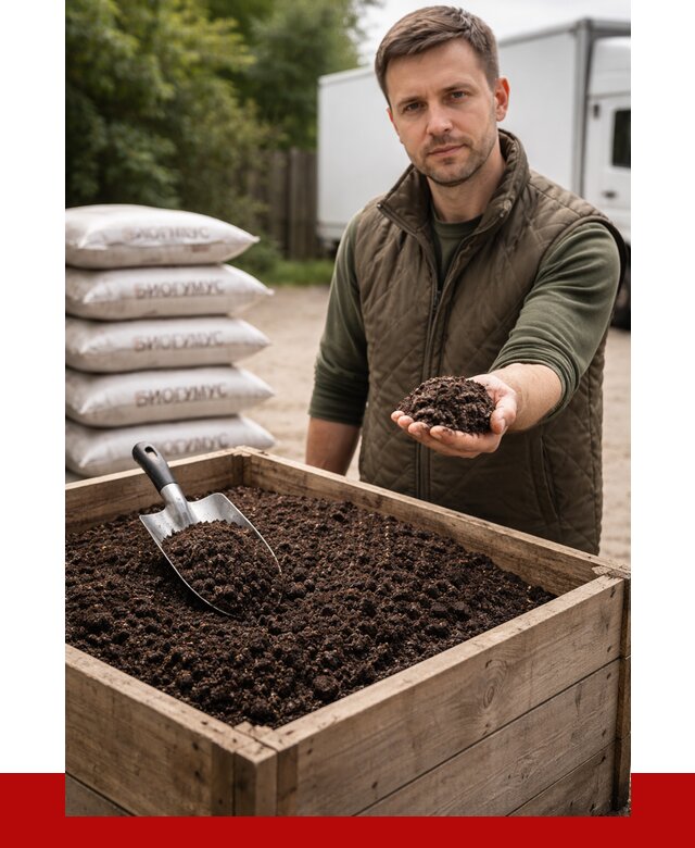 Купить биогумус в Фурманове с доставкой от 8660 р. за куб | ПРОНЕРУДФрв