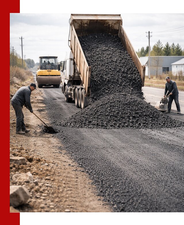 Асфальтовая крошка для дорог в Фурманове — поставка и доставка