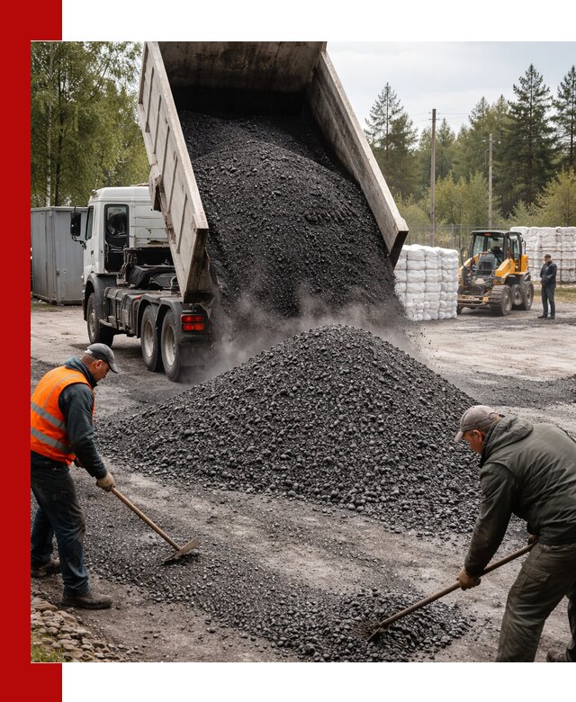 Доставка и продажа асфальтного гранулята в Фурманове