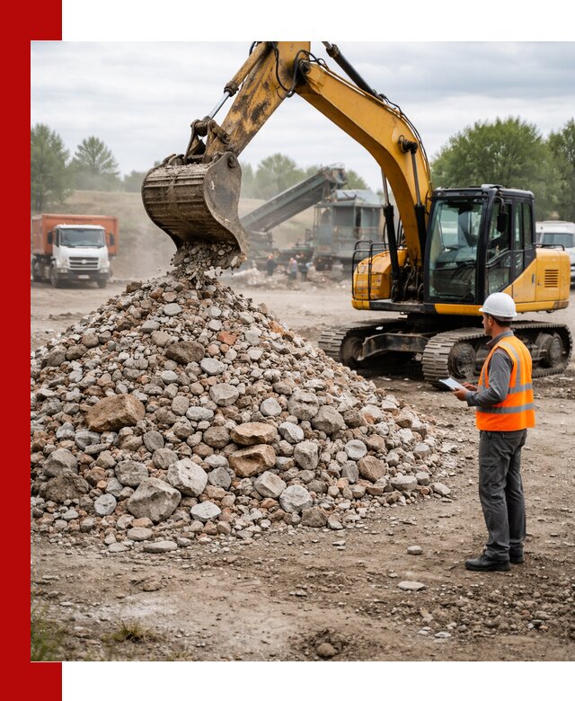 Доставка и вывоз строительного боя в Фурманове