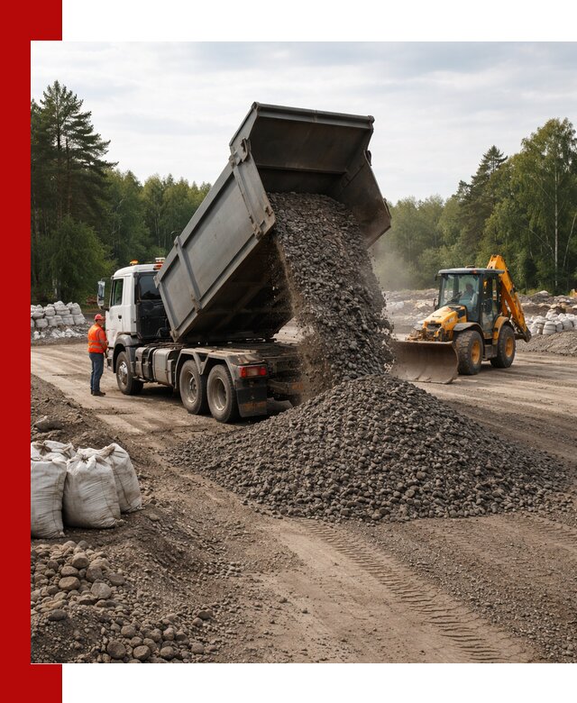 Доставка дробленого асфальта в Фурманове для дорожных работ