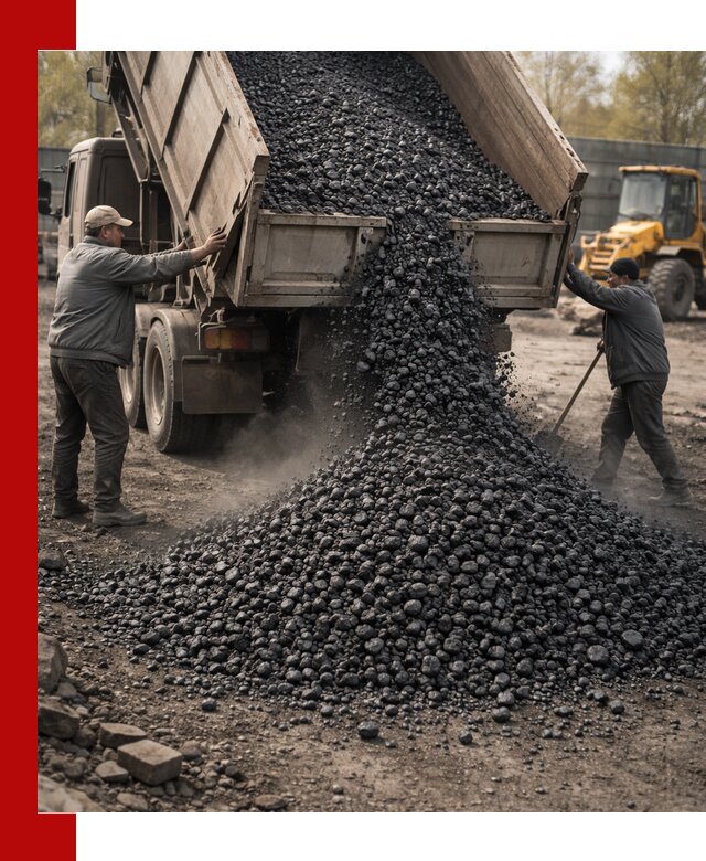 Доставка угля семечка самосвалами в Фурманове